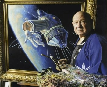В мастерской Алексея Леонова [5]