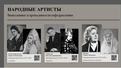 Информационный стенд (персоналии, фрагмент)
