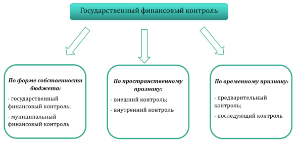 Классификация государственного финансово-бюджетного контроля