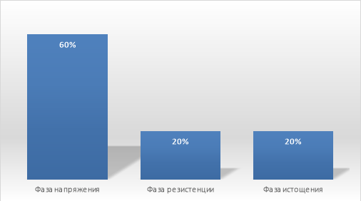 Результаты по методике «Диагностика уровня эмоционального выгорания» (В. В. Бойко)»
