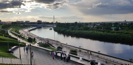 Пример многоярусной набережной