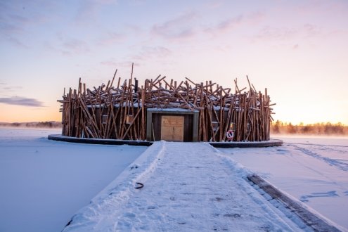 Вид на купель Arctic Bath