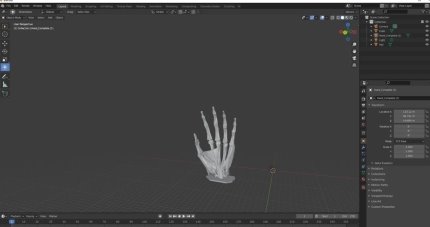 Интерфейс программы Blender 3D