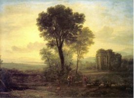 Утро, Клод Лоррен, Эрмитаж, 1666 г.