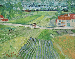Пейзаж в Овере после дождя, Винсент ван Гог, Пушкинский музей, 1890 г.