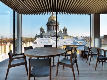 Интерьер ресторана «Мансарда» Санкт-Петербург, Россия