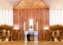 –4: 1 — вестибюль небоскреба, 2 — фреска, 3 — орнаменты грузового лифта, 4 — двери пассажирского лифта