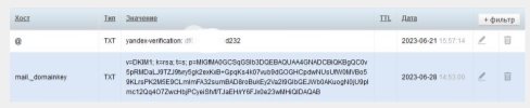 Запись DKIM размещена на DNS сервере