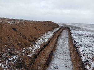 Результаты работы по строительству оборонительной черты