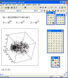 Пример рассмотрения геометрической фигуры в Mathcad