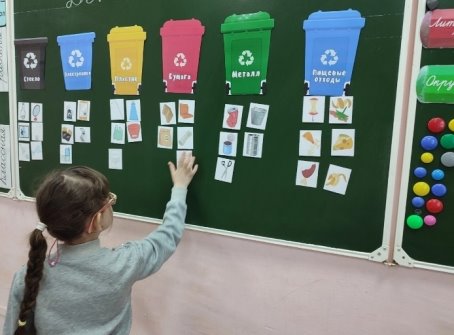 Занятие по формированию умения правильно разделять мусор