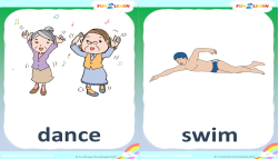Пример игры на уроке английского языка. “Run to the right flashcard”
