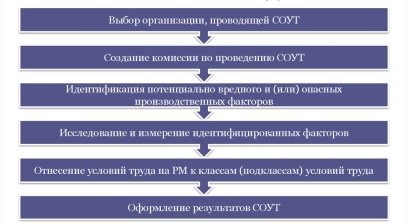 Этапы проведения СОУТ