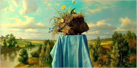 Картина «Малая Родина», х. м., 2005 г.