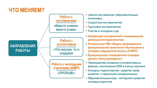 Приоритетные направления работы коллектива лицея по дальнейшему развитию лицейской модели наставничества