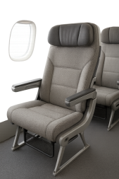 Итоговая визуализация дизайн-исследования авиакресел от Copilot
