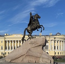 Медный всадник в Петербурге. Скульптор Этьен Морис Фальконе