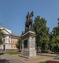 Бартоломео Карло Растрелли. Памятник Петру I. 1716–1800