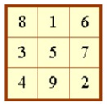 Магический квадрат 3х3