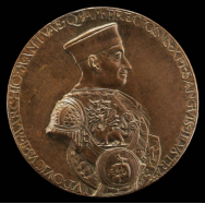 Медаль Лодовико 3 Гонзага. Бартоломмео Мелиоли. 1475 г. Национальная галерея искусства, Вашингтон