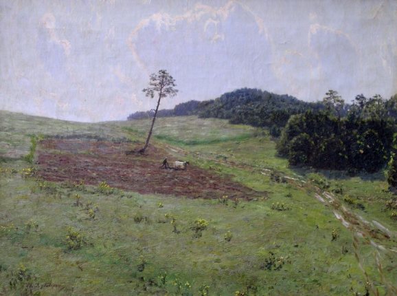 Холмы Вайвара. Картина Николая Никаноровича Дубовского. Холст, масло, живопись. 1904 год. Источник: Новочеркасский музей истории донского казачества. Номер в Госкаталоге: 47327426. Номер по КП (ГИК): НМИДК КП 365
