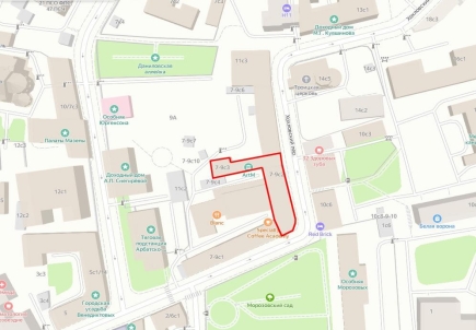 Схема расположения обследуемого здания