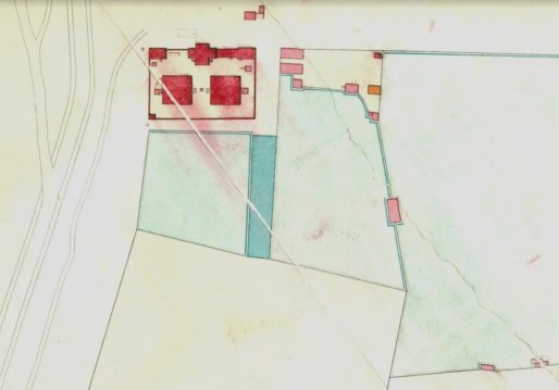 Фрагмент городского плана 1856 года. ГАСО