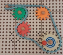 Комплект шестеренок с цепью