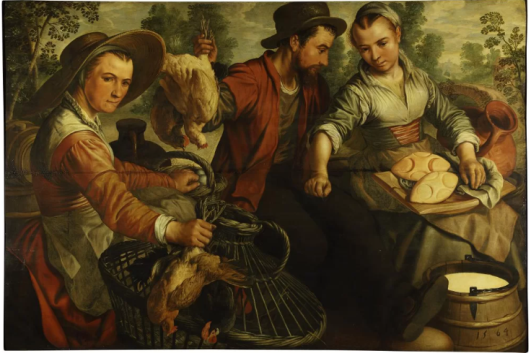 Иоахим Бекелар. «На рынке», 1564. ГМИИ им. А. С. Пушкина. Дерево, масло. 128 х 166 см