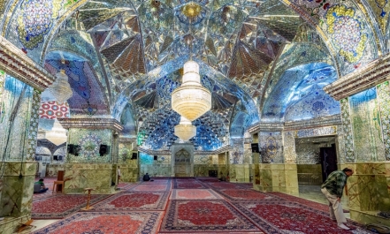 Шах-Черах («Зеркальная мечеть»), Шираз, Иран, построен в XIX–XX вв.