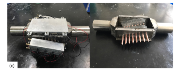 Экспериментальная модель ТЭГ с тепловыми трубками [10]