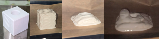 Ход испытания PLA