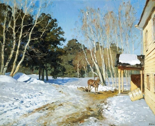 Исаак Левитан. «Март». 1895. Государственная Третьяковская галерея, Москва