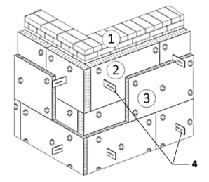 Схема укладки при однослойном и двуслойном утеплении
