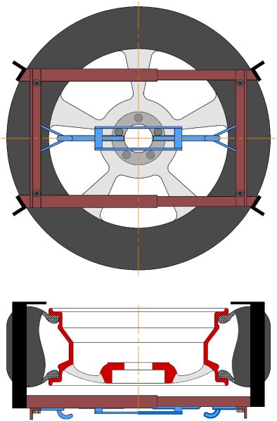 Телескопическое складное противобуксовочное устройство