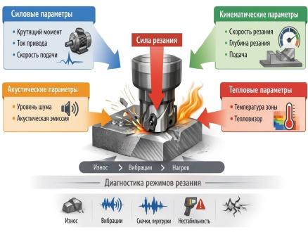 Функциональные параметры процесса резания [1]