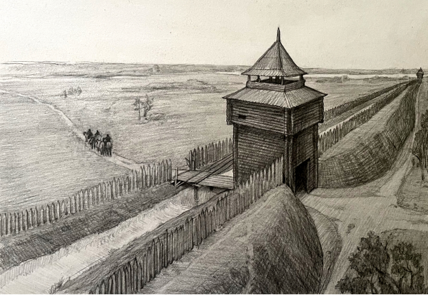 Усмань. Ворота в Дикое поле (худ. Назар Азаматов)