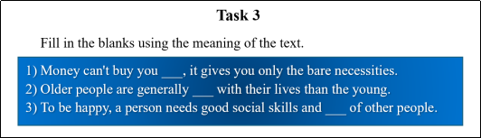 Упражнение на восстановление логики текста