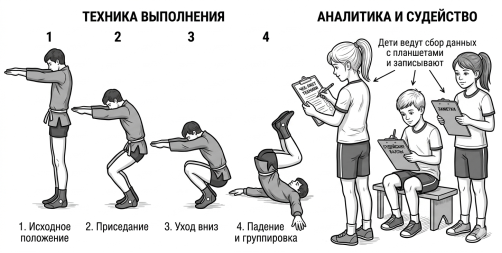 Группа выступает в роли судей