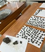 Процесс подготовки экспериментальной смеси и формирование гранул