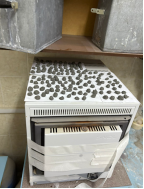 Затвердевание гранул в естественном состоянии