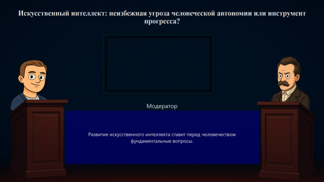Пользовательский интерфейс экрана полемики