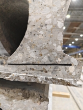 Непроформовка «юбки» плиты перекрытия