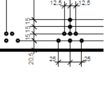 Переработка фартука путем перемещения нижнего пучка арматуры на 5 мм вверх