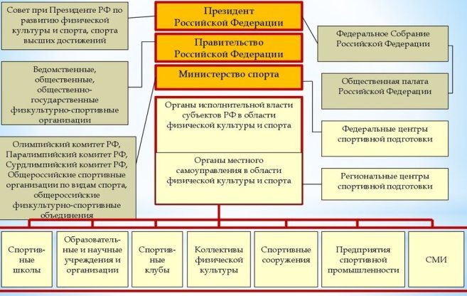 Система управления спортом в России