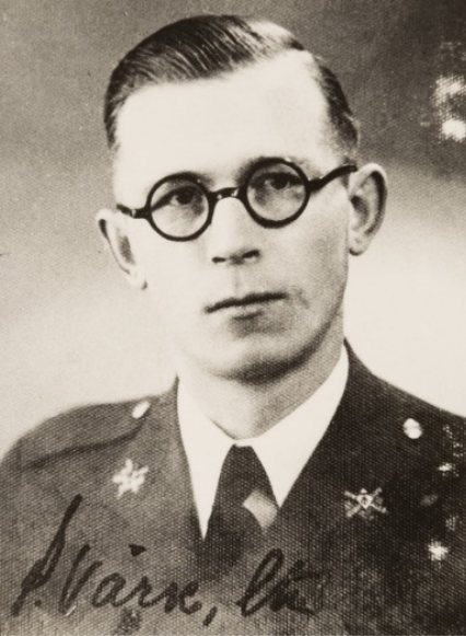 Лейтенант Пауль Вярк. Фотография 1936–1940 годов. Источник: Эстонский национальный архив. EFA.706.A.645.233
