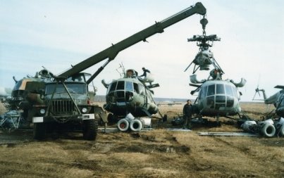Утилизация вертолетов