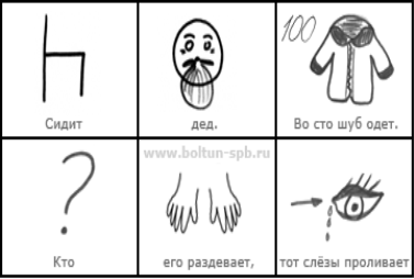 МНЕМОТАБЛИЦЫ: Загадка (Лук); © Аверина Кристина