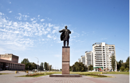 Описание: Памятник В.И. Ленину в Волжском