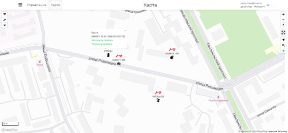 Интерактивная карта (г. Пермь). [1]